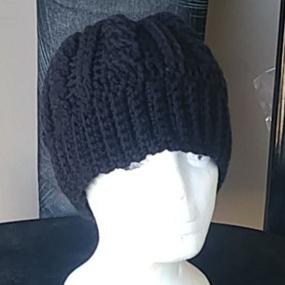 Accessories - Ponytail Beanie Messy Bun Beanie Winter Hat With